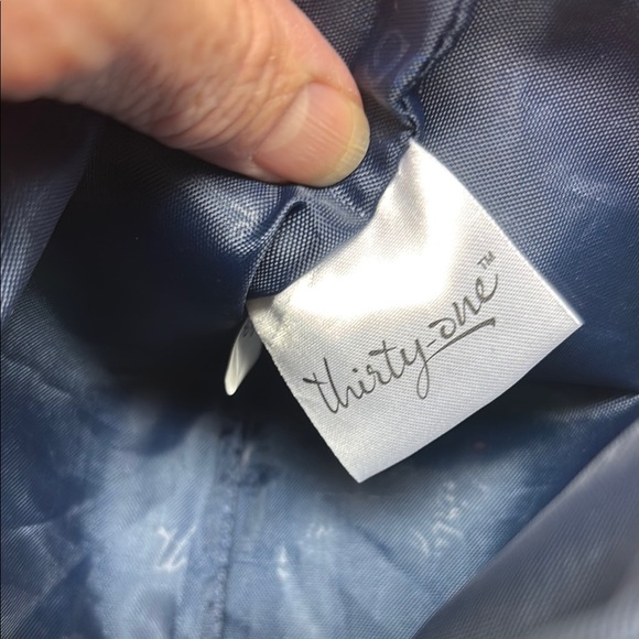 Thirty-one Mini Zipper Pouch Purse Cosmetic Bag in "Preppy Pop" - Picture 2 of 6